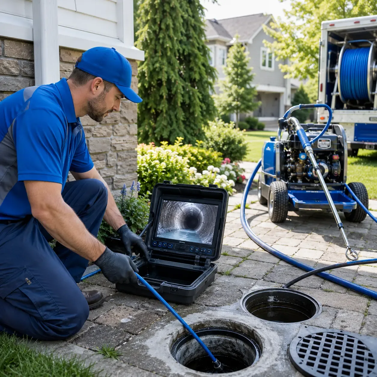 Outdoor drain cleaning professionals serving Stratford, NY